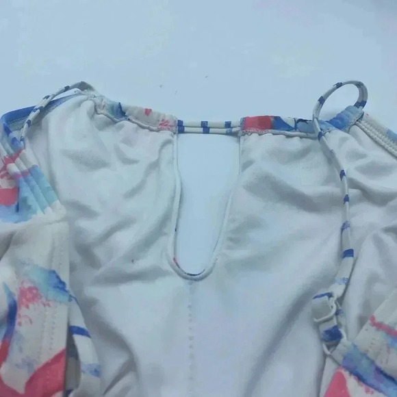Vince Camuto red,white and blue one piece swimsuit size 10 - Picture 9 of 11